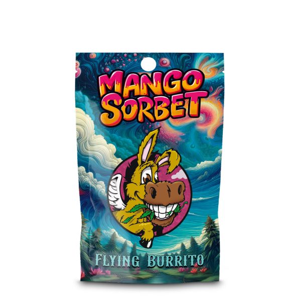 CBD Hash Flying Burrito Mango Sorbet 2 gr.