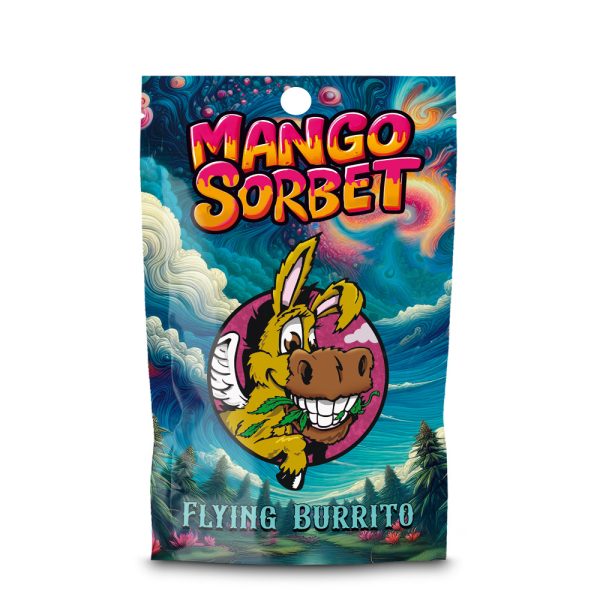 CBD Hash Flying Burrito Mango Sorbet 5 gr.